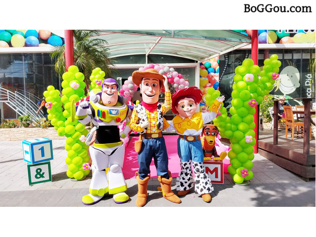 Cover Toy Story personagens vivos Wood Buzz festa infantil