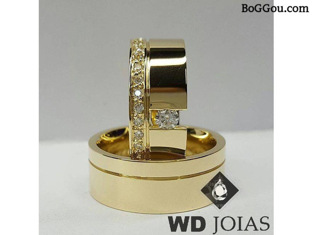 Alianças de moeda antiga para casamento e na WD Joias. Confira!