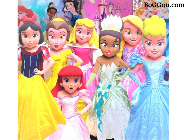 Princesas cover personagens vivos festa