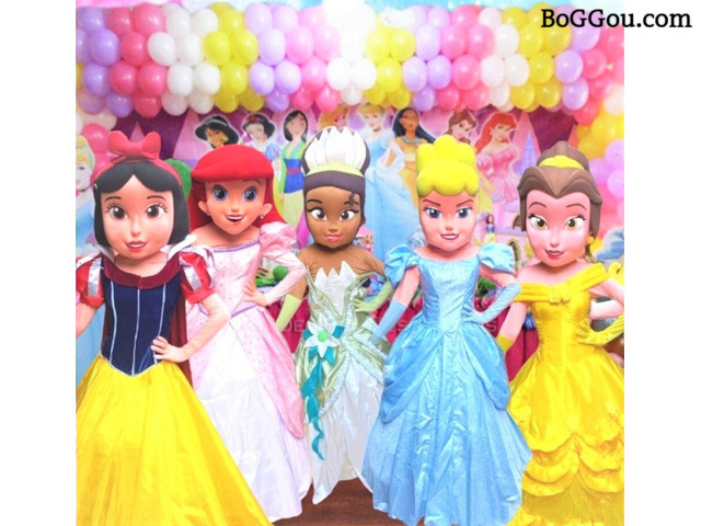 Princesas cover personagens vivos cover festa infantil