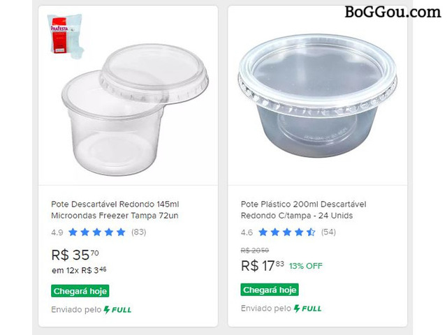 Venda de Embalagens Descartáveis Ofertas, Salvador, Ba