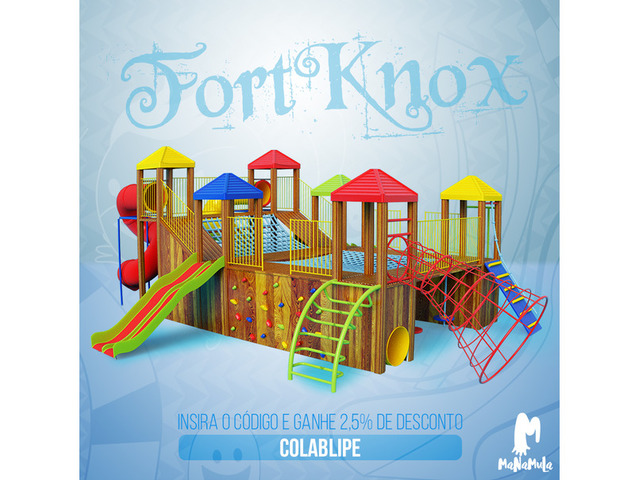 Playground para área externa - FortKnox