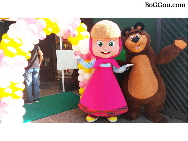 Masha e o Urso Cover personagens vivos cover festas infantil
