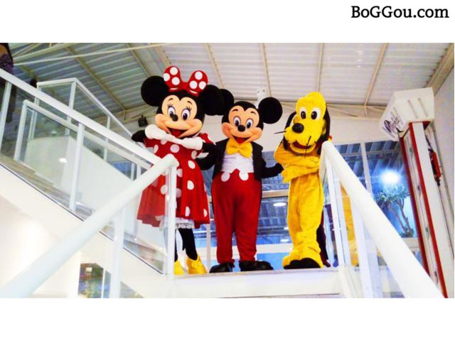 Turma Mickey Pluto personagens vivos cover festas infantil