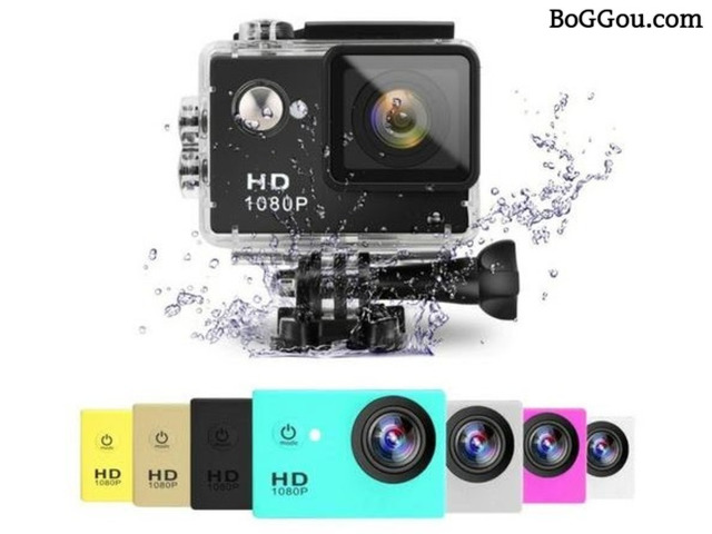 Mini Câmera Filmadora Sports Hd 1080p Aprov D'agua Moto Bike