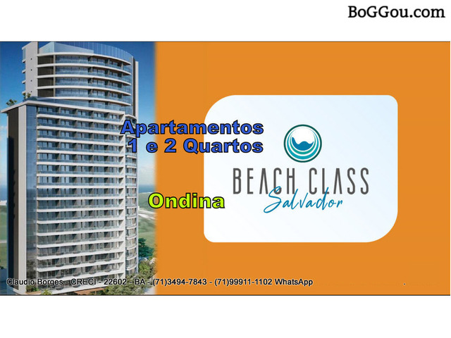BEACH CLASS SALVADOR, Apartamentos 1 e 2 Quartos, Ondina